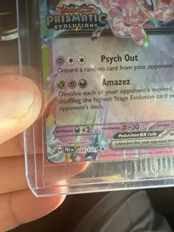 Pokemon Espeon ex 034/131 Prismatic Evolutions Stamped Promo SEALED Near Mint - Image 4