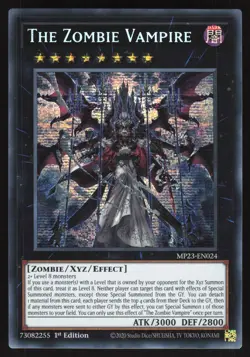 The Zombie Vampire - MP23-EN024 - Prismatic Secret Rare - 1st Edition Yugioh - Image 1