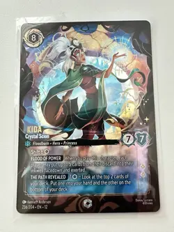 Disney Lorcana Kida - Crystal Scion Full Art Sapphire 236/204 8 Cost 7/7 EN - Image 2