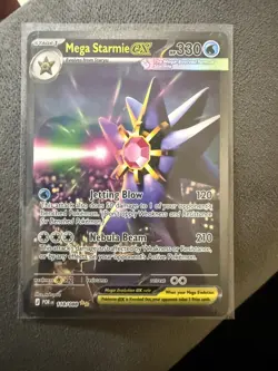 Pokemon TCG Mega Starmie EX 118/088 perfect order sir pack fresh clean card - Image 1