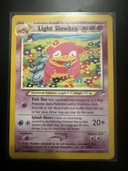 Pokemon Card - Light Slowbro Neo Destiny 51/105 Uncommon WOTC - 2 Available - Image 3