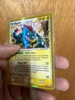 Pokemon TCG Feraligatr Delta Species Dragon Frontiers Reverse Holo Card 2/101 MP - Image 2