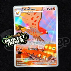 Talonflame 91/88 Illustration Rare Holo Card - Pokemon TCG Perfect Order NM - Image 1