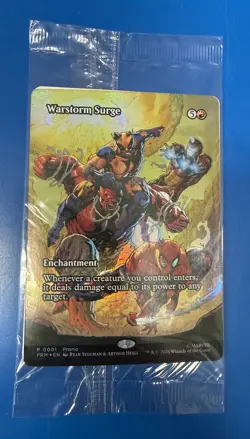 Warstorm Surge Magic The Gathering Exclusive Promo Card Sealed Lot of 4 - Image 2