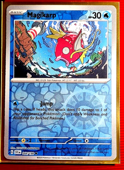 Magikarp HP30 2023 Reverse Holo Collectible Pokemon Trading Card No. 044/198 - Image 1