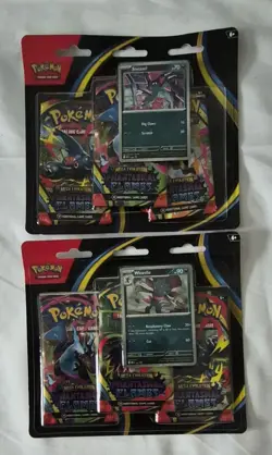 Phantasmal Flames 3 Blister Pack + Promo Card (Sneasel & Weavile) Lot of 2 - Image 3