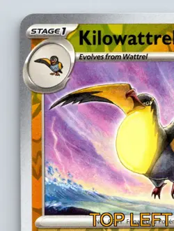 Stage 1 Kilowattrel HP 120 Jet Wing Attack Rarity Lightning Yellow - Image 3