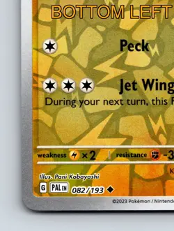 Stage 1 Kilowattrel HP 120 Jet Wing Attack Rarity Lightning Yellow - Image 5