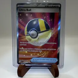 Pokemon TCG Ultra Ball Full Art Trainer-Item Holo Card 264/217 CLEAN🔥 - Image 1