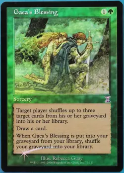 Gaea's Blessing FOIL Time Spiral Timeshifted PLD Special CARD (520403) ABUGames - Image 1