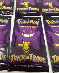 Lot of 24 Pokemon Trick or Trade Booster Pack Halloween 3 Card Packs 2022 - Image 3