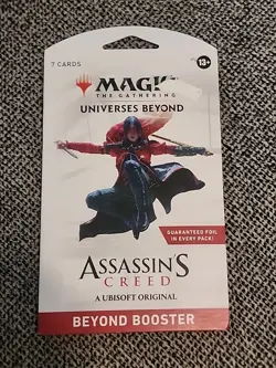 Magic The Gathering Assassin's Creed Beyond Booster Pack MTG GUARANTEED 1-FOIL - Image 1