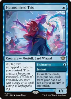 Harmonized Trio | Brainstorm [Secrets of Strixhaven] MTG - Image 1