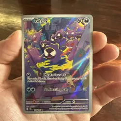 Pokemon Gastly 177/162 SV05: Temporal Forces Illustration Rare Holo Card English - Image 1