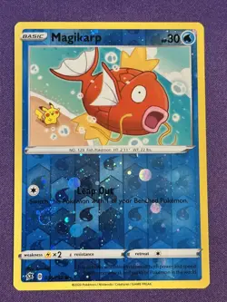 Magikarp 039/192 Reverse Holo Cosmo Costco Promo Rebel Clash Pokemon *SWIRL* - Image 1