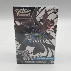 Pokemon TCG Scarlet & Violet Black Bolt Booster Bundle 6 Packs New and Sealed - Image 1