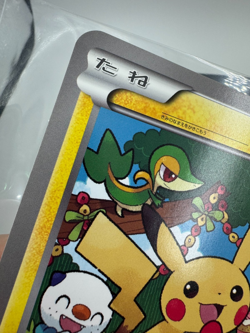 Birthday Pikachu BW-P + Osaka Jumbo Tepig Jumbo Pokemon Center Promo Japanese - Image 4