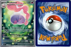Musharna 117/086 Black Bolt Pokemon TCG Holo Illustration Rare NM - Image 3