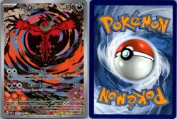 Yveltal 205/182 Paradox Rift Pokemon TCG Holo Illustration Rare NM - Image 3
