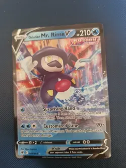 Galarian Mr. Rime V 049/189 Pokemon TCG Astral Radiance card - Image 1