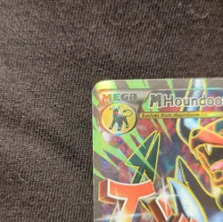 Pokemon TCG M Houndoom EX 154/162 Breakthrough Full Art Holo Ultra Rare 210 HP - Image 2