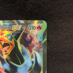 Pokemon TCG M Houndoom EX 154/162 Breakthrough Full Art Holo Ultra Rare 210 HP - Image 3