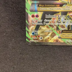Pokemon TCG M Houndoom EX 154/162 Breakthrough Full Art Holo Ultra Rare 210 HP - Image 5