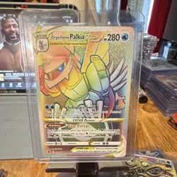 Pokemon TCG Origin Forme Palkia VSTAR 192/189 Astral Radiance Secret Holo - Image 1
