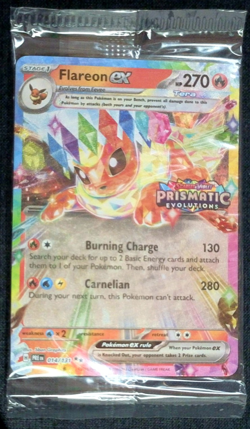 Flareon ex - 014/131 (Prismatic Evolutions Stamp) Sealed Pokemon - Image 1