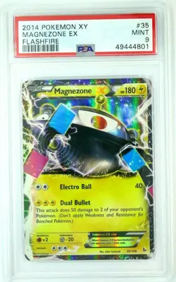 Magnezone EX 35/106 Flashfire 2014 Pokemon XY PSA 9 - Image 1