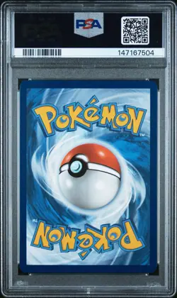 Pokemon Center Stamped Pecharunt Pokemon 2024 Shrouded Fable PROMO #129 PSA 8 - Image 2
