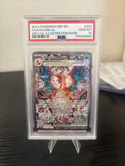 Pokemon 2023 Charizard ex 223/197 SIR Obsidian Flames GEM MINT PSA 10 - Image 3