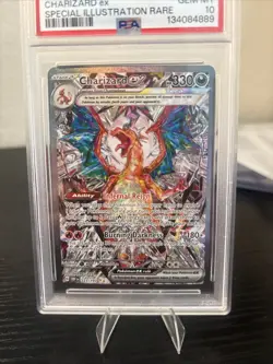 Pokemon 2023 Charizard ex 223/197 SIR Obsidian Flames GEM MINT PSA 10 - Image 4