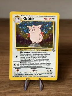 1999 Pokemon Clefable 1/64 Holo Rare Jungle Set WOTC Vintage Holographic NM - Image 1