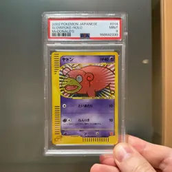 2002 Pokemon McDonald’s Japanese Slowpoke Holo Promo #014, PSA 9 - Swirl 🌀 - Image 5
