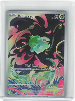 Pokemon TCG Bulbasaur - Holo Illustration Rare ME01: Mega Evolution 133/132 NM - Image 1