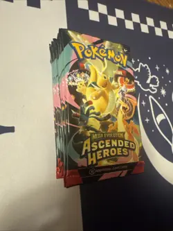 Pokemon TCG Ascended Heroes Booster Pack Lot of 10 SEALED ✅ Trusted Seller - Image 2