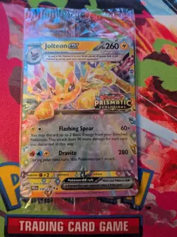 Pokemon Jolteon EX 030/131 Prismatic Evolutions Stamp Promo Sealed NM - Image 1
