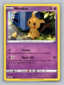 Mimikyu 080/196 Rare Lost Origin Pokemon Near Mint - Image 1