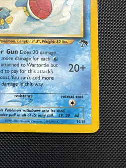 Wartortle 15/18 Southern Islands Promo Pokemon TCG LP - Image 5