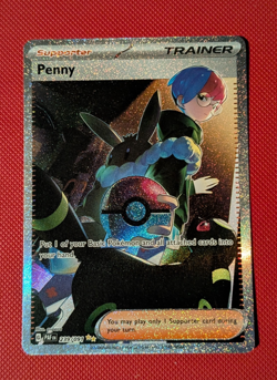 Pokemon - Penny - 239/091 SIR - Paldean Fates NM - Image 1