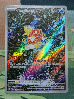 Pokemon TCG Magikarp 203/193 Paldea Evolved Illustration Rare Full Art Holo NM - Image 1