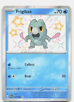 Frigibax 128/091 Shiny Rare Paldean Fates Pokemon Near Mint - Image 1