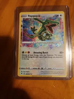 Rayquaza Amazing Rare 138/185 SWSH04 Vivid Voltage Holo Pokemon NM - Image 1