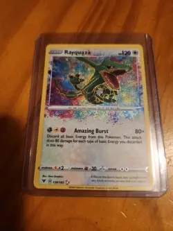 Rayquaza Amazing Rare 138/185 SWSH04 Vivid Voltage Holo Pokemon NM - Image 2