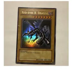 Konami Red-Eyes B. Dragon LOB-070 LOB Ultra Rare Holo Unlimited EN ATK/DEF - Image 1
