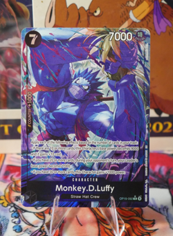 Monkey D Luffy OP15-092 Alt Art One Piece Card OP15 Adventure on Kami’s Island - Image 1