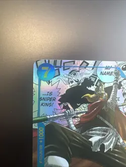 2023 ONE PIECE OP03-PILLARS OF STRENGTH MANGA ALTERNATE ART #122 SOGEKING NM - Image 2