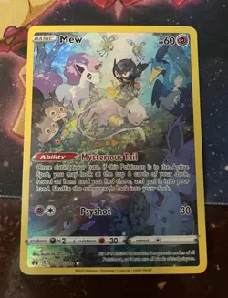 Pokemon TCG SWSH Crown Zenith Galarian Gallery Mew Full Art GG10/GG70 NM - Image 1