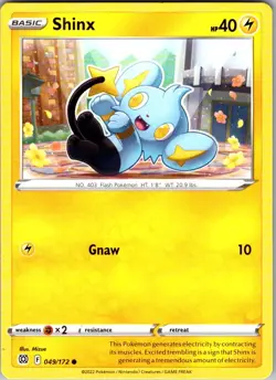 Shinx Pokemon Brilliant Stars 049/172 LP - Image 1